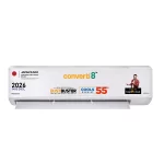 Panasonic 1.5 Ton 3 Star Inverter Split AC (DusterBuster Technology, Auto Cool, Higher Airflow, 55°C Operation, Copper Condenser, 8in1 Convertible, 2-Way Swing, Powerful Mode, PM0.1 Filter, CS/CU-RU18CKY, 2026 Model, White)